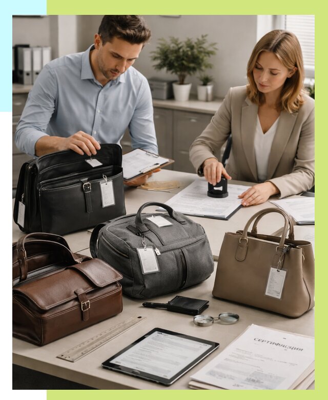 Сертификация сумок в Воткинске от 7770 руб. | Алешин-Втк