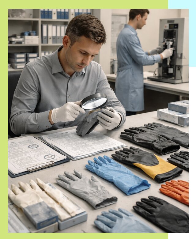 Сертификация перчаток и средств защиты продукции в Воткинске