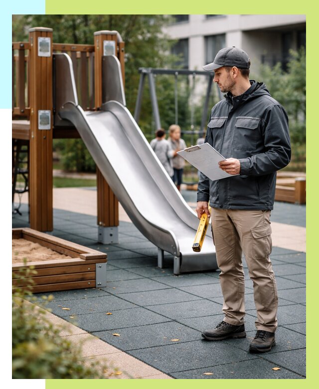 Сертификация детских площадок в Воткинске от 25900 р. | Алешин-Втк