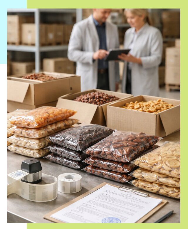 Сертификация сухофруктов в Воткинске от 12432 р. | Алешин-Втк под ключ