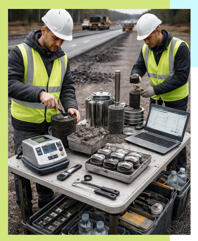 Сертификация асфальта: испытания и подтверждение в Воткинске