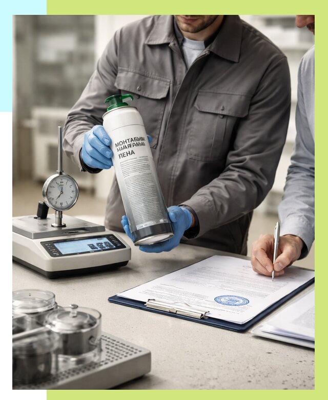 Сертификация монтажной пены в Воткинске от 15540 р. | Алешин-Втк