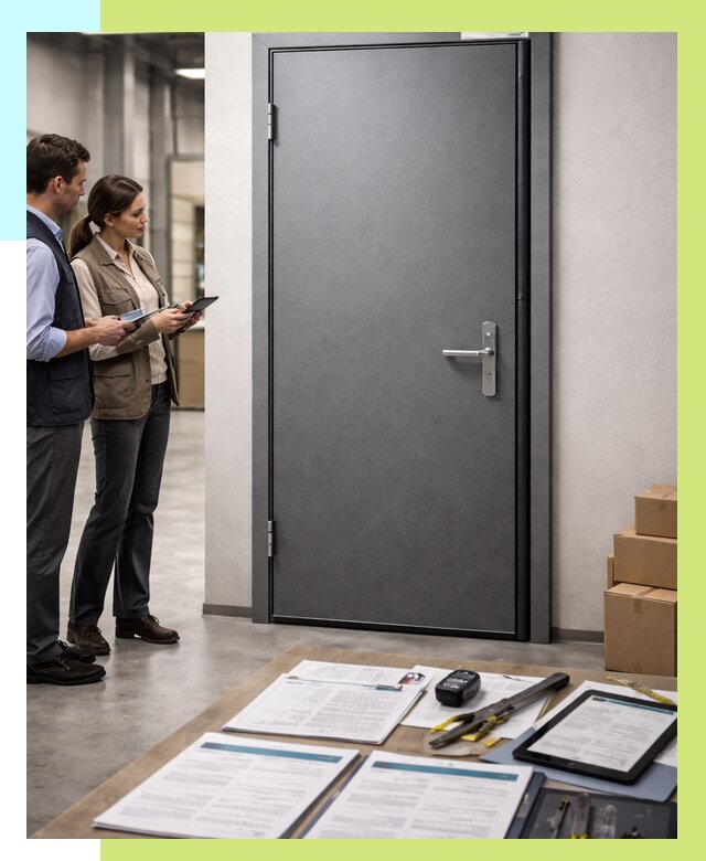 Сертификация противопожарных дверей в Воткинске от 9324 р. | Алешин-Втк