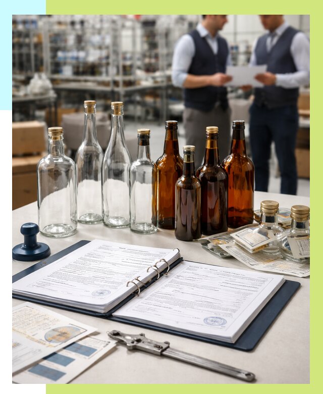 Сертификация стеклянных бутылок в Воткинске от 25900 р. | Алешин-Втк