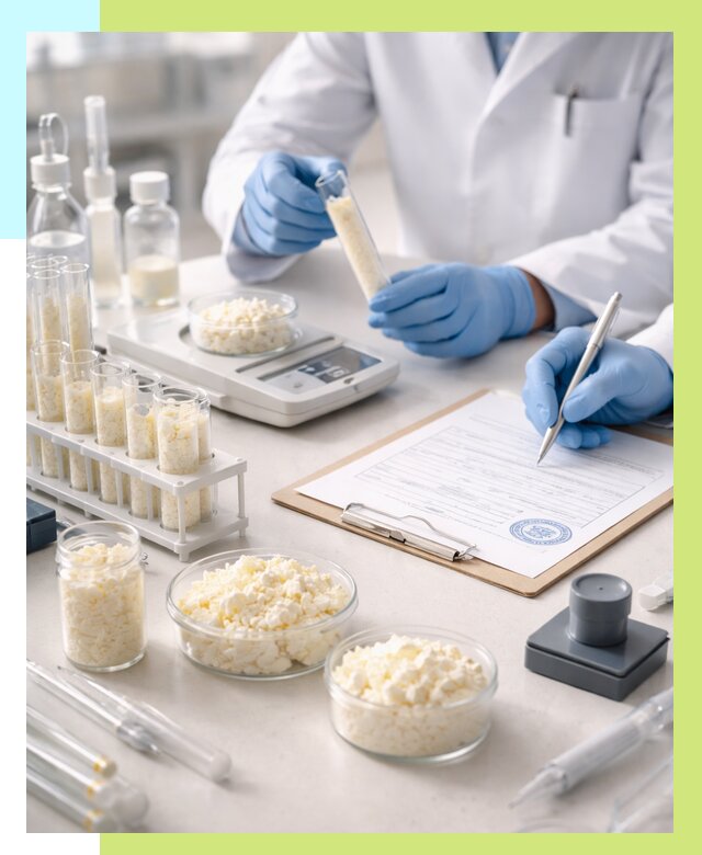 Сертификация творога в Воткинске от 12432 р. под ключ | Алешин-Втк