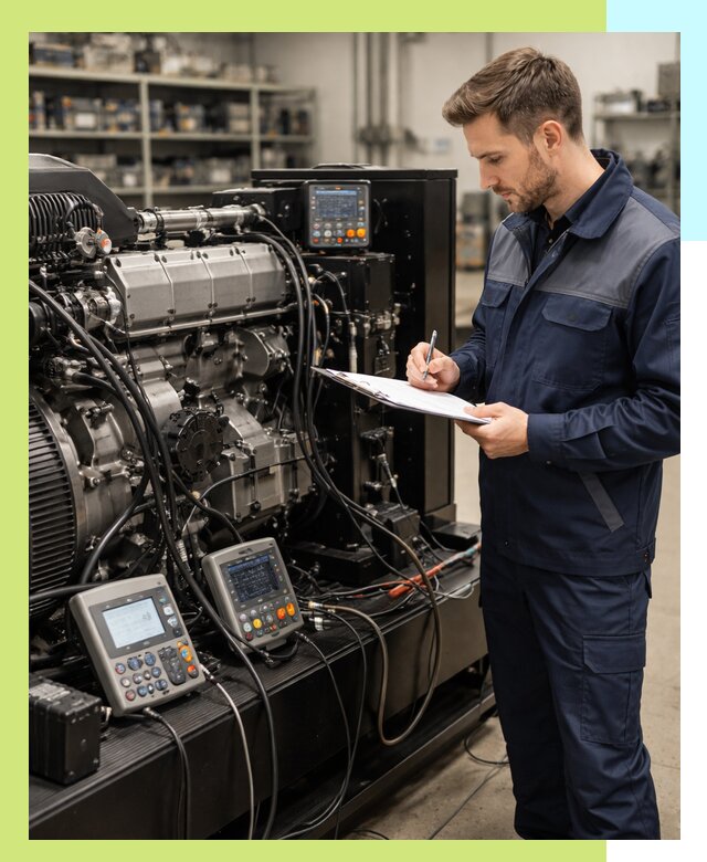 Сертификация дизельных генераторов и их оборудования в Воткинске