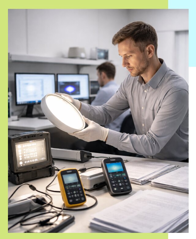 Сертификация светильников в Воткинске: испытания и оформление