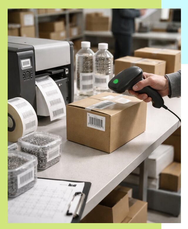 Штрихкодирование продукции и маркировка для продажи в Воткинске