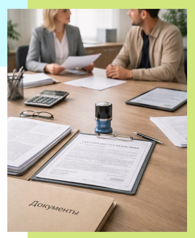 Сертификат соответствия на продукцию в Воткинске от 15540 р.|Алешин-Втк