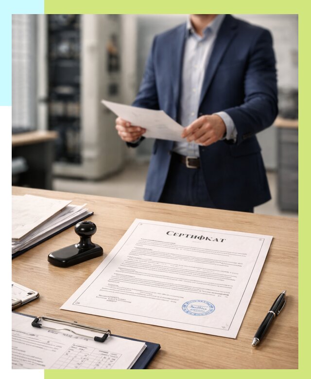 Сертификат на оборудование в Воткинске от 15540 р. | Алешин-Втк