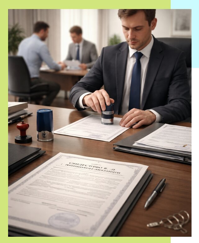 Оформление свидетельства о государственной регистрации в Воткинске