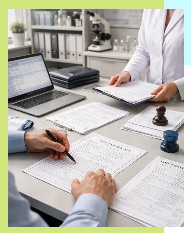 Оформление сертификата GMP в Воткинске для фармпроизводства