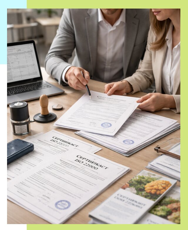 Сертификат ISO 22000 в Воткинске от 41440 р. под ключ | Алешин-Втк