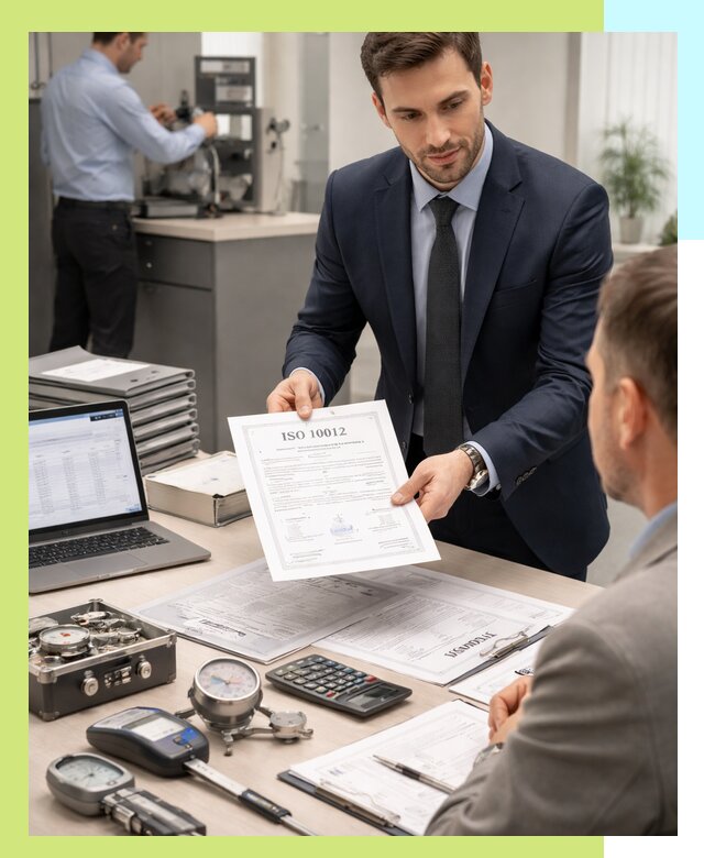 Выдача сертификата ISO 10012 по требованиям метрологии в Воткинске