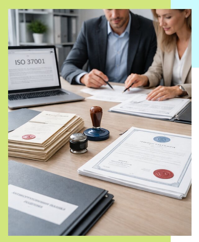 Получение сертификата ISO 37001 по системе борьбы с коррупцией в Воткинске